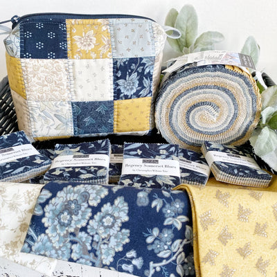 Regency Somerset Blues by Christopher Wilson-Tate for Moda Fabrics