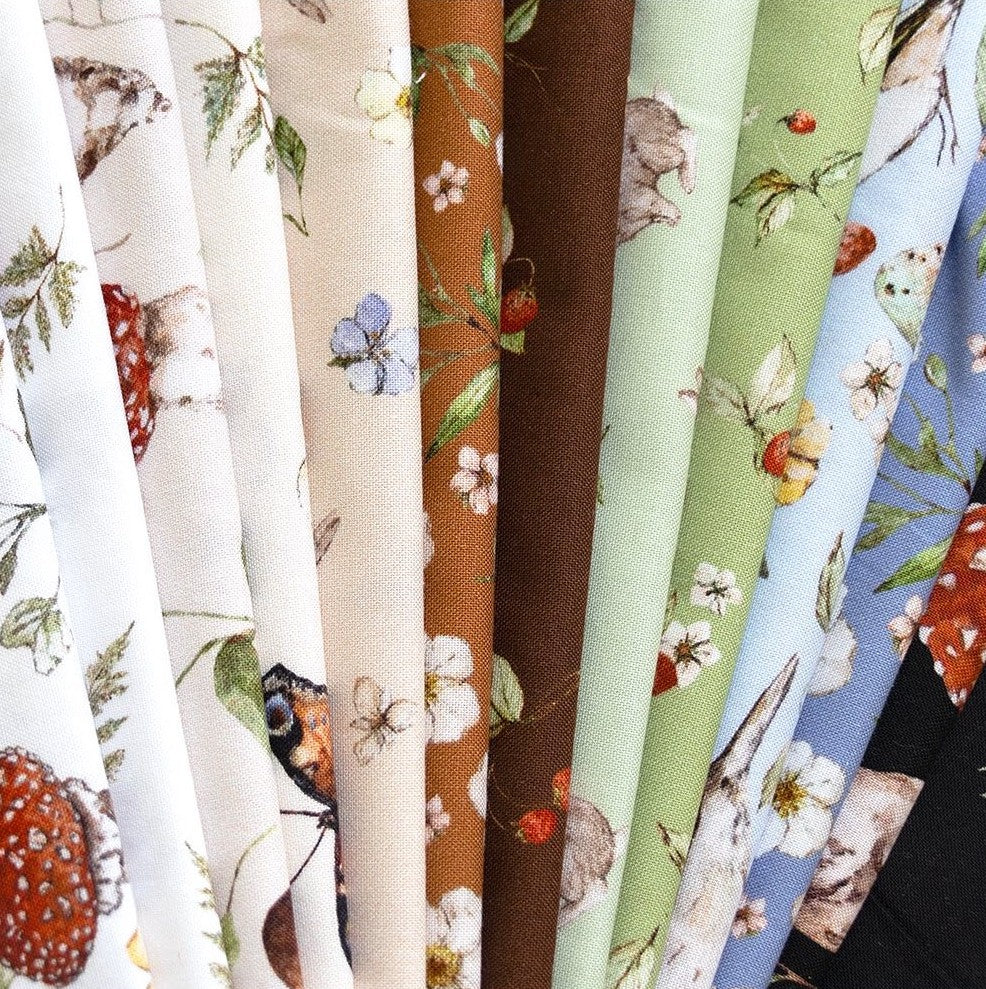 Heavenly Hedgerow by Jane Carkill for Figo Fabrics A Quilted Crow