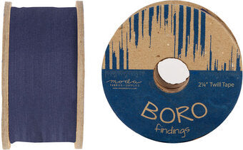 Twill Trim 2.25" Indigo