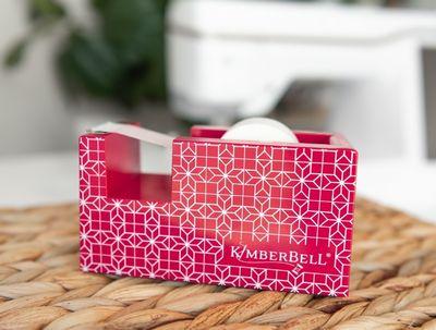Kimberbell Cranberry Paper Tape Dispenser