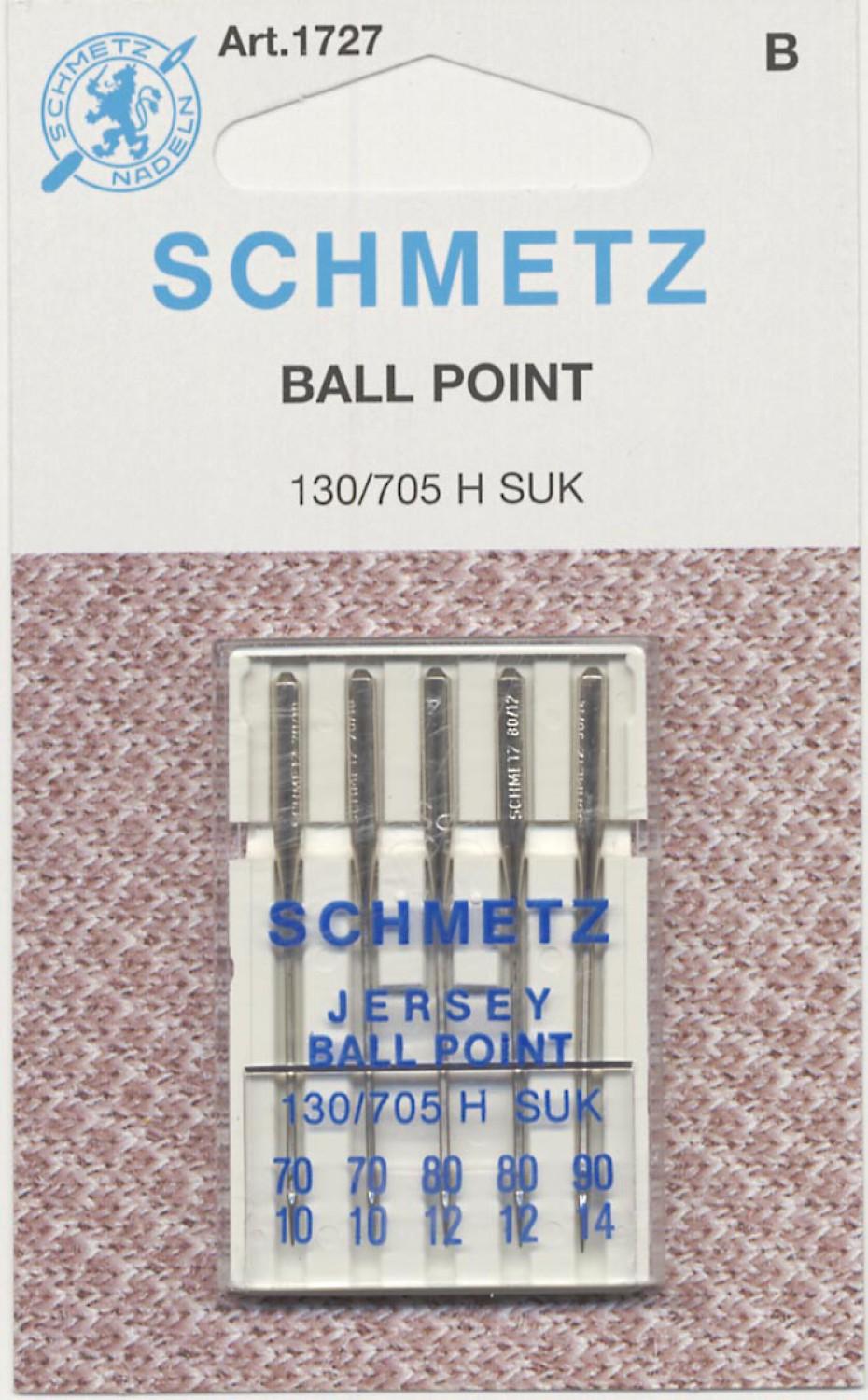 Schmetz Ball Point Machine Needle Assorted Sizes # 1727