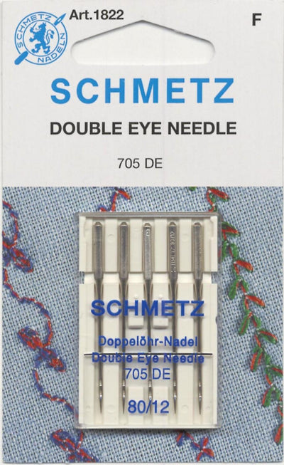 Schmetz Double Eye Topstitch Machine Needle Size 12/80 # S1822