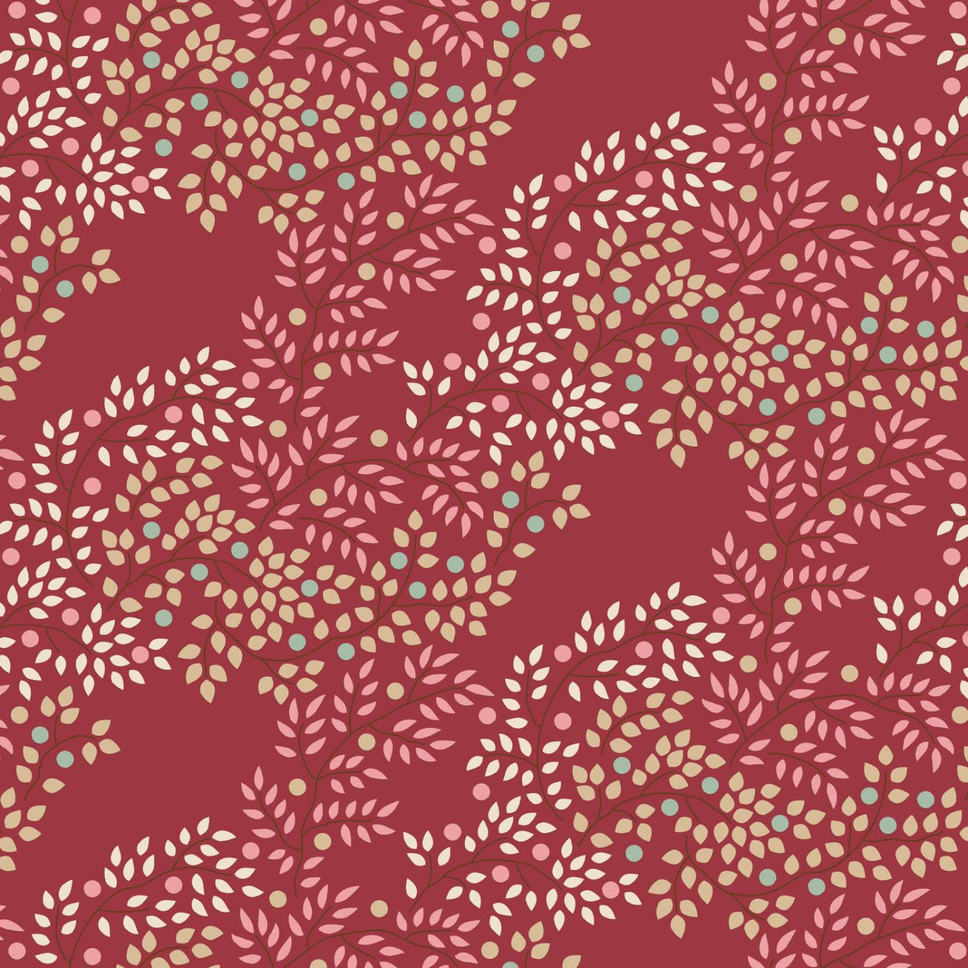 Tilda 130147 Berrytangle Burgundy