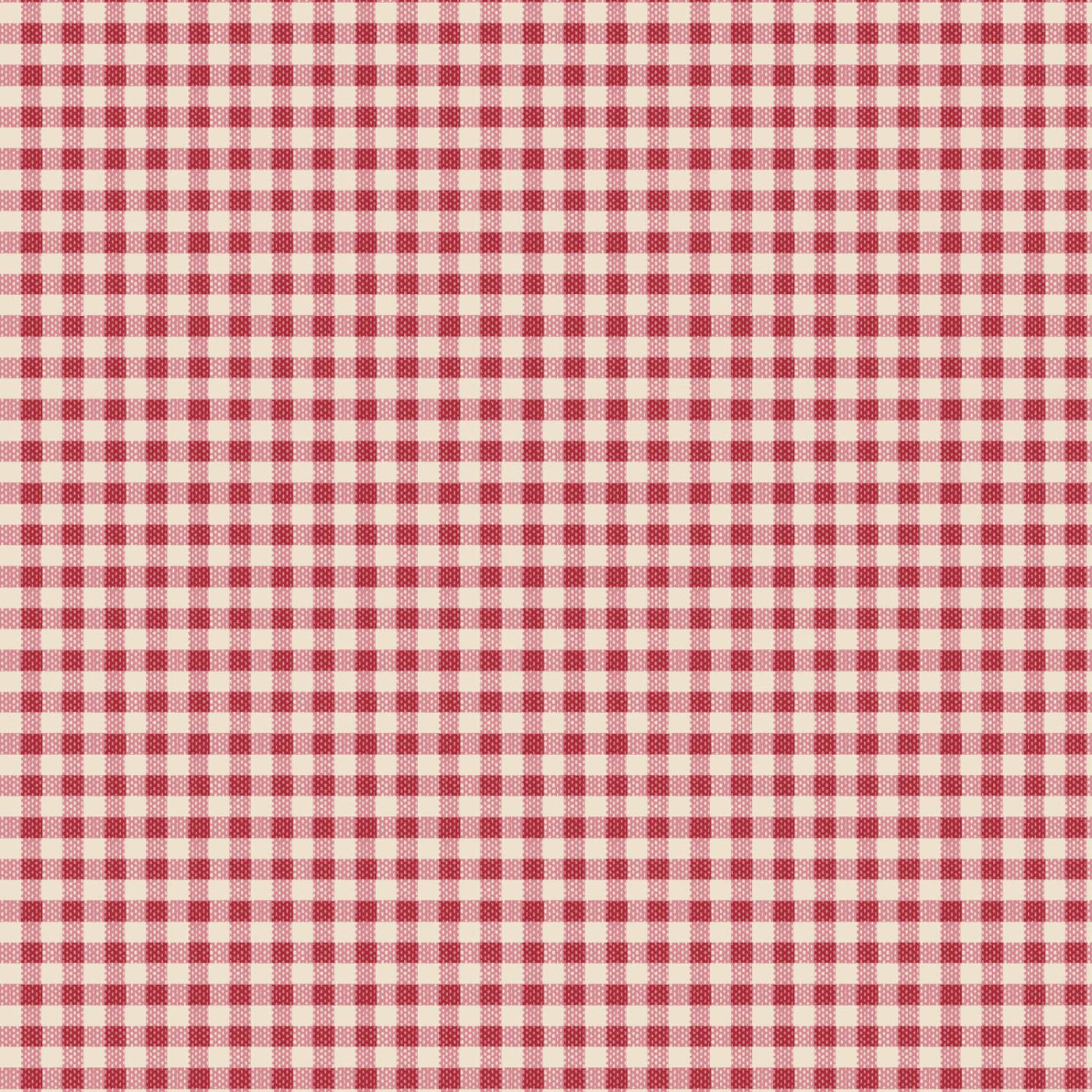 Tilda 160087 Gingham Red