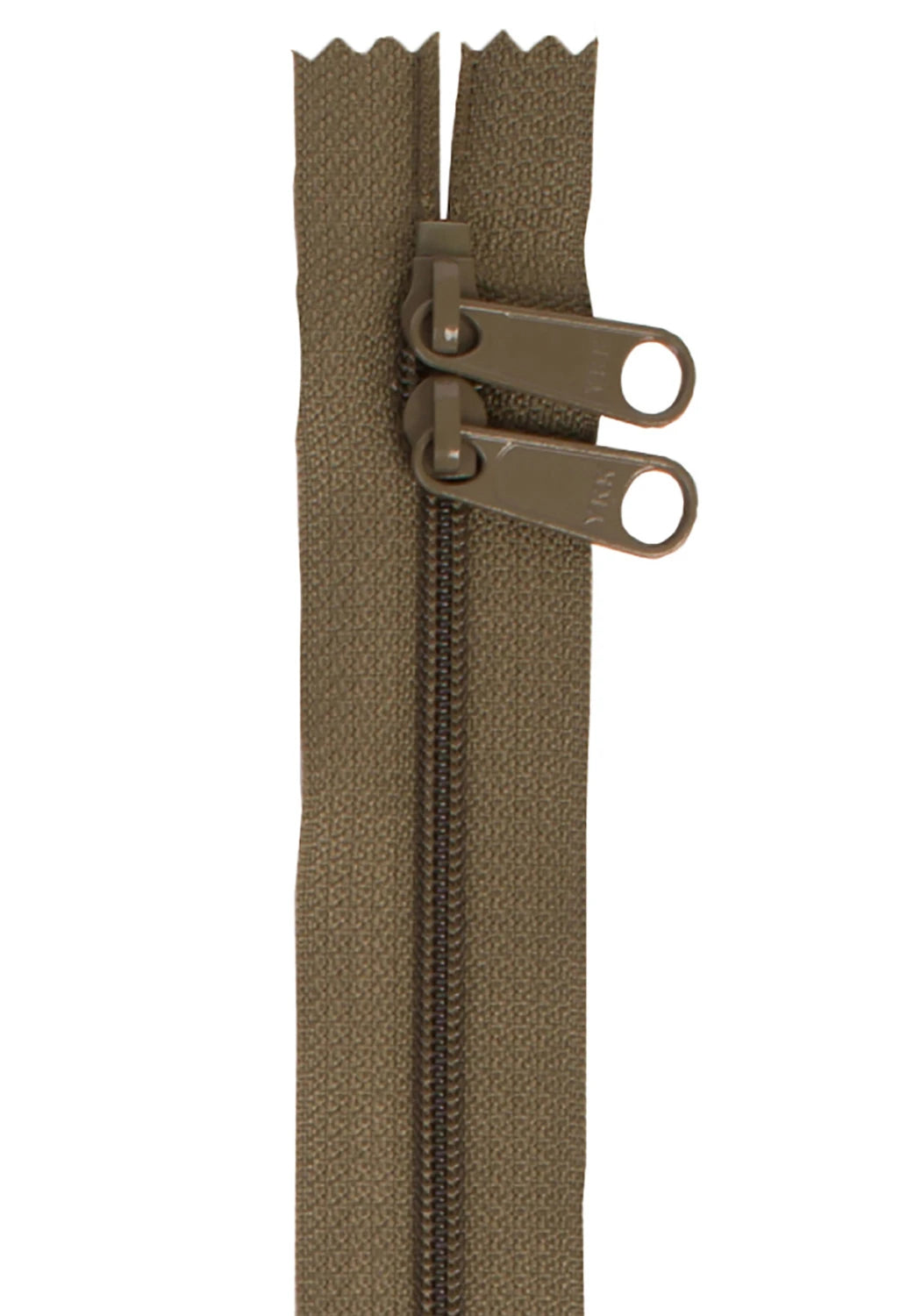 ByAnnie 30" Double Slide Zipper Khaki