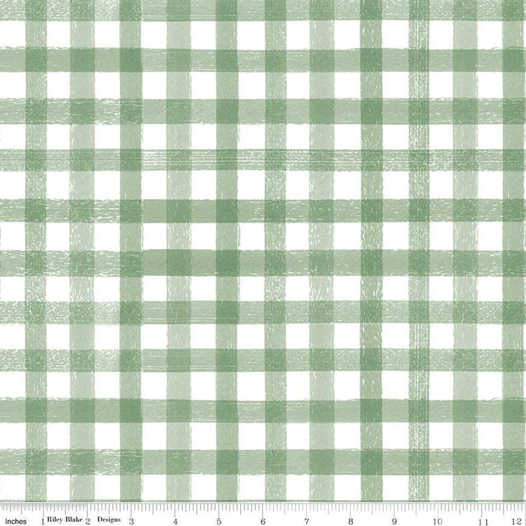 Homemade C13721 Gingham Sage