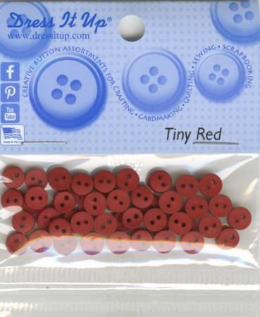 Tiny Round Red Buttons